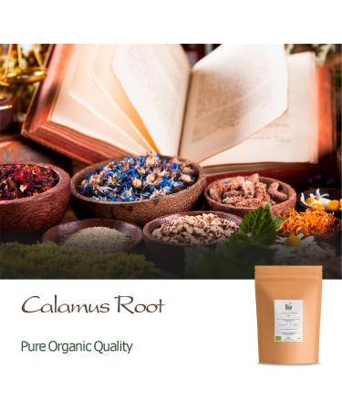Organic Calamus Root Tea - Premium Quality Cut and Dried Sweet Flag 100g - Pack of 1 - Buy Online on SooperMarket.com