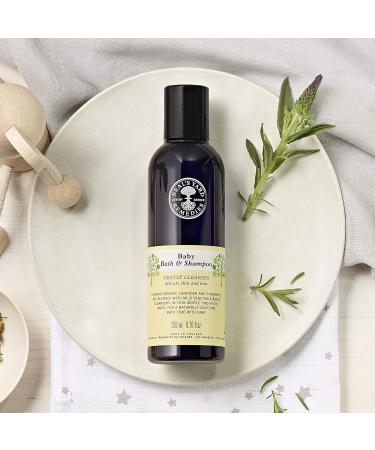 Neal's Yard Remedies Baby Bath & Shampoo - Lavender & Chamomile Vegan Body Wash | Calming & Gentle 200ml - Buy Online on SooperMarket.com
