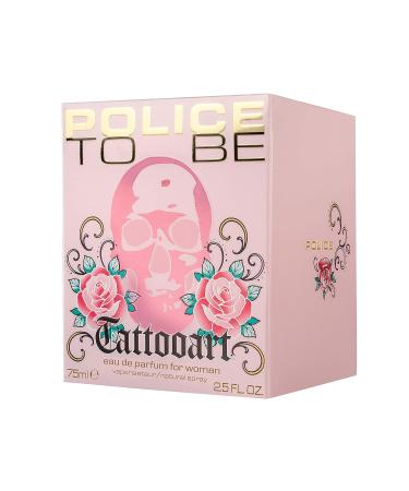 POLICE To Be Tattooart For Woman - Fragrance For Women - Floral Fruity Gourmand Scent - Creamy Sandalwood And A Powdery-Sweet Marshmallow Accord - Eye-Catching Skull Bottle - 2.5 Oz EDP Spray 2.5 Fl Oz (Pack of 1) - Buy Online on SooperMarket.com