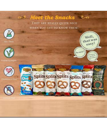 Extra Salt Splits Pretzels 11 Oz Bags (Pack of 6) - Delicious Homestyle Baked Snacks, Certified OU Kosher, Non-GMO, No Artificial Flavor - Buy Online on SooperMarket.com