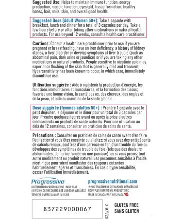 Progressive MultiVitamin for Women 50+ - 120 Capsules | Made with Green Food Concentrates Damiana Green Tea and Antioxidants. - Buy Online on SooperMarket.com