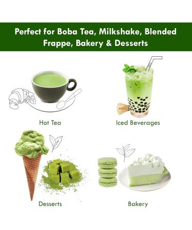 Moriyama Teahouse Matcha Bubble Milk Tea Instant Powder Mix 1kg | 33 Drinks | Authentic Taiwan Recipe | Zero Trans Fat | No Preservatives - Buy Online on SooperMarket.com