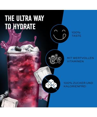 ESN Ultra Vitamin Syrup - Blue Raspberry Pack of 4 (4 x 65ml) | Enrich 6L Ready-to-Drink Beverage | International Shipping Available - Buy Online on SooperMarket.com