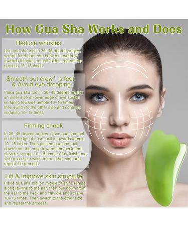 3 Pack Gua Sha Facial Oil Set - 99% Organic Jojoba Cold Pressed Vitamin E & C for Face Hair & Nails | Scented Massage Oil with Gua Sha Tool - Buy Online on SooperMarket.com
