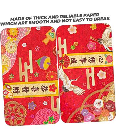 Didiseaon 24 Pcs Japanese Spring Festival Red Packet Asian Red Envelope Chinese Red Envelopes Lais See Packet See Envelopes Wedding Favors Bunny Gift Money Envelopes Rabbit Personality Paper As Shown 1x2pcs 16.8X9.8CMx2pcs - Buy Online on SooperMarket.com