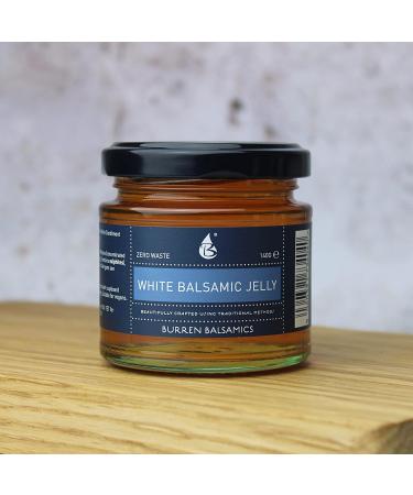 Burren Balsamics White Balsamic Jelly 140g - Gourmet Italian Condiment - Buy Online on SooperMarket.com