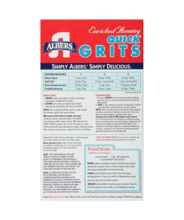 ALBERS GRITS QCK - 20 Oz. - Buy Online on SooperMarket.com