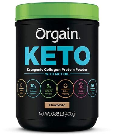 Orgain Keto Collagen Protein Powder with MCT Oil