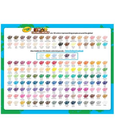 Crayola Colored Pencil Set - 150 Different Colors - Buy Online on SooperMarket.com