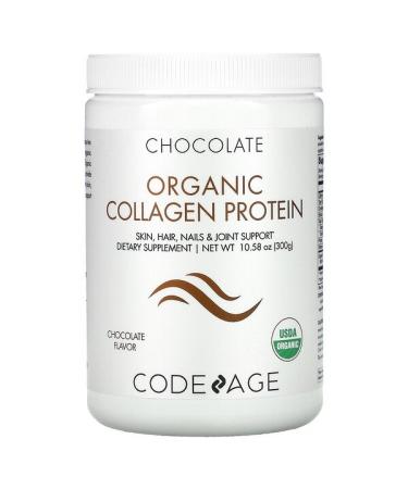CodeAge Organic Collagen Protein Chocolate 10.58 oz (300 g)