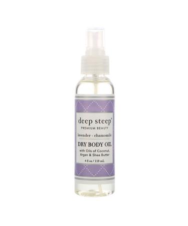 Deep Steep Dry Body Oil Lavender - Chamomile 4 fl oz (118 ml)