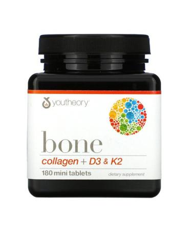 Youtheory Bone Collagen + D3 & K2 180 Mini Tablets