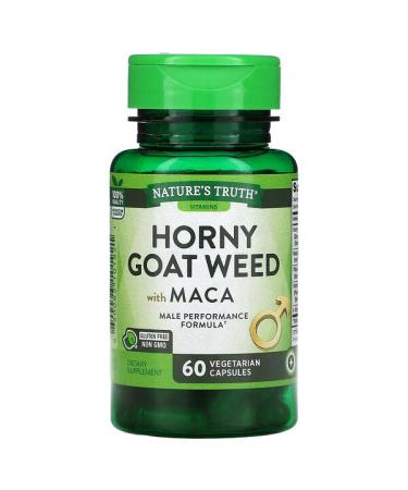 Nature's Truth Horny Goat Weed with Maca 60 Vegetarian Capsules