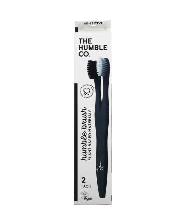 Humble Brush Sensitive Toothbrush 2 Pack - Eco-Friendly Oral Care - Buy Online on SooperMarket.com