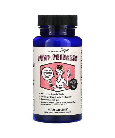 Legendairy Milk Pump Princess 60 Vegetarian Capsules