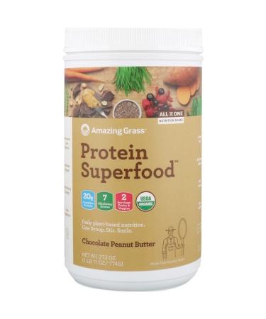 Amazing Grass Protein Superfood Chocolate Peanut Butter 1.7 lbs (774 g)
