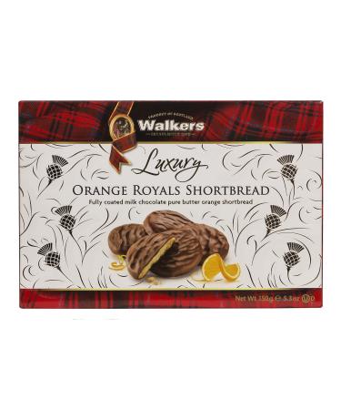Walkers Orange Royals Shortbread 150 gram
