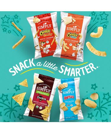 Simply Doritos White Cheddar - 0.875 Ounce (Pack of 36) | Snack & Enjoy! - Buy Online on SooperMarket.com