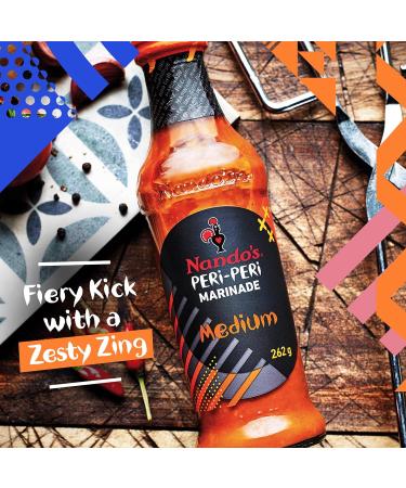 Nando's Medium Marinade 262g - Authentic Peri-Peri Flavor - Pack of 1 - Buy Online on SooperMarket.com