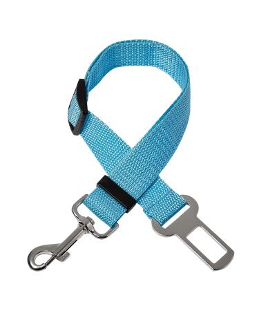 Ultra 1 Blue Dog Seat Belt Adjustable Pet Car Seatbelt Dog Harness Safety Leads Cat Vehicle Travelling Leash 40cm to 53cm Dog Seat Belt for Car Dog Seatbelt Car Restraint Pet Accessories for Dogs Pack of 1 Blue