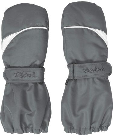 Playshoes Unisex Children's Mitten Gloves Grey 1 (approx. 1-2 years)