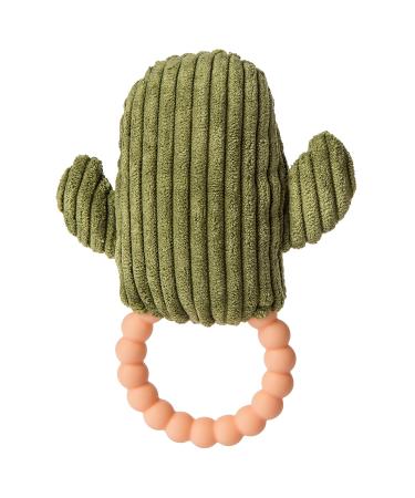 Mary Meyer Sweet Soothie Soft Baby Rattle with Teether Ring - 6-Inch Cactus Toy - Buy Online on SooperMarket.com