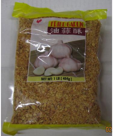 Fried Garlic 1 Lb 1 Pound (Pack of 1)