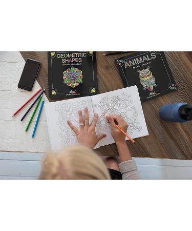 Adult Coloring Books Set - 120 Unique Designs for Grownups - Animals, Scenery, Mandalas. Perfect for Adults Relaxation - Buy Online on SooperMarket.com