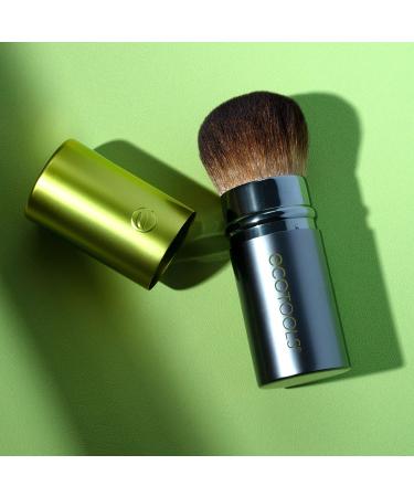 EcoTools Travel Kabuki Makeup Brush - Retractable Green Brush for Foundation, Blush, Bronzer & Powder - Travel Friendly & On The Go - 1 Count - Buy Online on SooperMarket.com