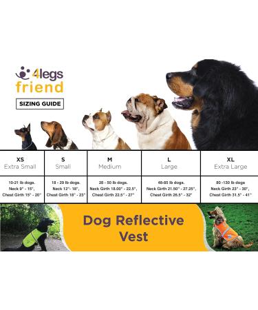 Yellow Reflective Dog Safety Vest with Leash Hole - High Visibility for Outdoor Activities | 4LegsFriend (X-Small) - Buy Online on SooperMarket.com