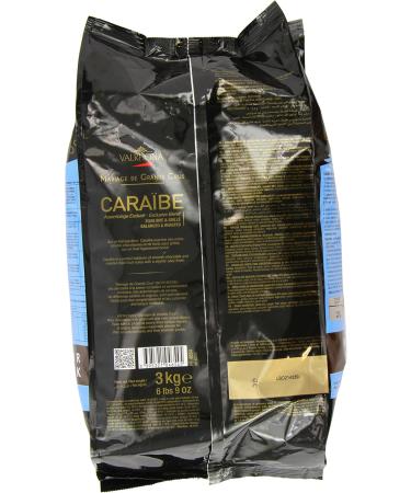 Valrhona Caraibe 66 Percent Chocolate Beans Bag 3 Kg - Buy Online on SooperMarket.com