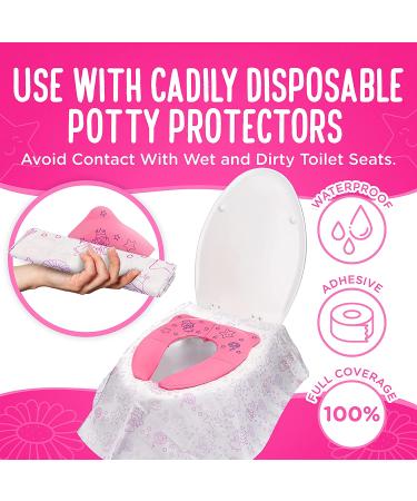 Cadily Princess Foldable Potty Training Seat for Toddlers - Portable Travel Potty Seat - Buy Online on SooperMarket.com