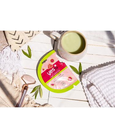 Yes To Watermelon Refreshing Paper Mask - Hydration Packed with Antioxidants - Vegan & Cruelty-Free - 1-Pack 0.6 Fl Oz - Buy Online on SooperMarket.com