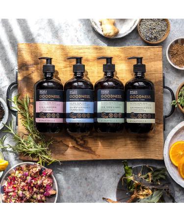 Baylis & Harding Goodness Lemongrass & Ginger Toiletries Bundle - 6 x 500ml Hand Wash & Body Wash Bottles - Vegan Friendly - Buy Online on SooperMarket.com