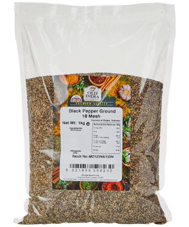 Old India Black Pepper Ground 18 Mesh 1kg