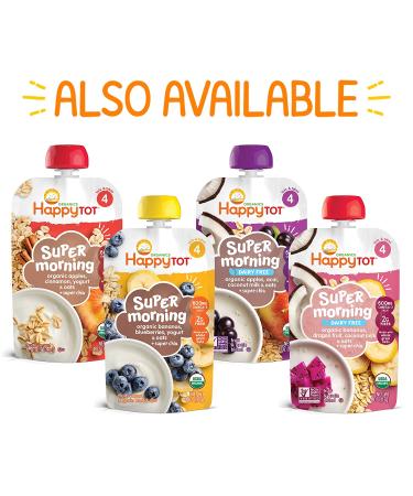 Happy Tot Organics Super Foods Stage 4 Variety Pack - 16 Pouches (4.22 oz each) - Organic Baby Food - Buy Online on SooperMarket.com