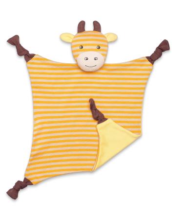 Apple Park Organic Farm Buddies - George Giraffe Blankie  Blanket Baby Toy for Newborns  Infants  Toddlers - Hypoallergenic  100% Organic Cotton