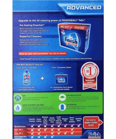Finish Powder Automatic Dishwasher Detergent Orange Fresh Scent 75 Ounces (Pack of 6) - Buy Online on SooperMarket.com