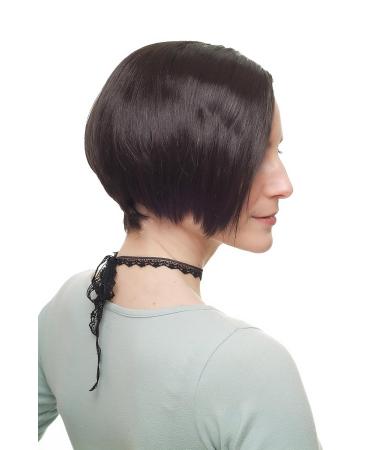 Buy Sexy Dark Brown Asymmetrical Bob Wig for Women | Short Hair Wig - 1248-4 | International Shipping - Buy Online on SooperMarket.com