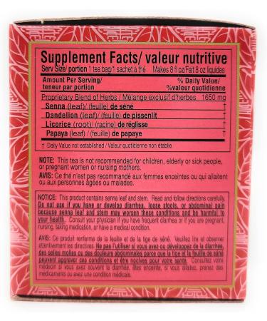 Herbal Tea Triple leaf_SuperSlim Tea 20 bags - Buy Online on SooperMarket.com
