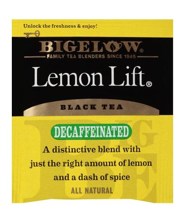 Bigelow Decaffeinated Lemon Lift Black Tea - 120 Tea Bags (6 Pack) for Refreshing Flavor - Buy Online on SooperMarket.com