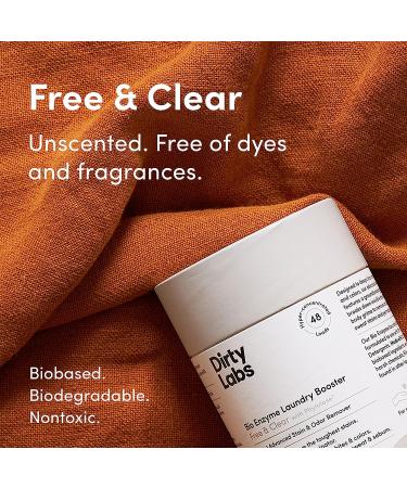 Dirty Labs Scent-Free Bio Enzyme Laundry Booster | 48 Loads (1 lb) | Nontoxic & Biodegradable | Stain & Odor Removal Boosters - Buy Online on SooperMarket.com