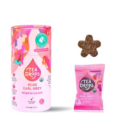 Organic Loose Leaf Tea Drops 10 Rose Earl Grey Tea