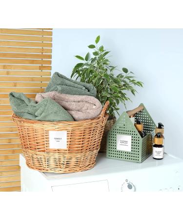 Dekluttr 144 Minimalist Laundry Labels for Linen & Laundry Room Organization - Buy Online on SooperMarket.com