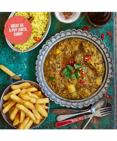 Merchant Gourmet Dried Puy Lentils 2.4 kg - High Fibre High Protein Low Fat Vegan - No Need to Pre-Soak - Pack of 8 x 300g Boxes - Buy Online on SooperMarket.com