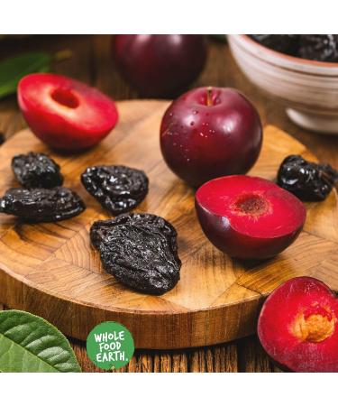 Wholefood Earth Organic Dried Figs 2 kg | Raw | Sundried | GMO Free | Vegan | High Fibre | Certified Organic & Pitted Prunes 70/80 1kg | GMO Free | Natural | Vegan | High Fibre - Buy Online on SooperMarket.com