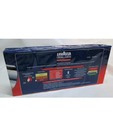 Lavazza: Crema e Gusto - Gusto Classico * 8.8 Ounce (250gr) Packages (Pack of 4) * Italian Import  - Buy Online on SooperMarket.com