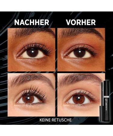 L'Or al Paris Mascara Double Pack - Long-Lasting 36 Hour Lift & Volume Telescopic Black 9.9ml Each | Shop Now! - Buy Online on SooperMarket.com