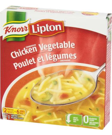 Knorr Lipton Chicken Vegetable Soup Mix 2 Pouches (117g) Chicken Noodle Chicken Vegetable 117 g (Pack of 1) - Buy Online on SooperMarket.com