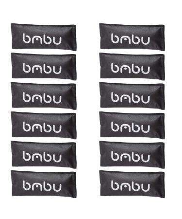 bmbu Charcoal Shoe Deodorizers - Activated Natural Moso Bamboo Air Purifying Bag Insert for Sneakers Oder Eliminator Mini Bags -Absorber/Freshener for Gym Bag,Drawer,Closet,Car,Home, Cat Litter